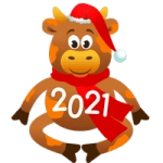 Раскраска Новый год 2021