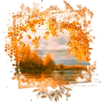 Раскраска осень золотая